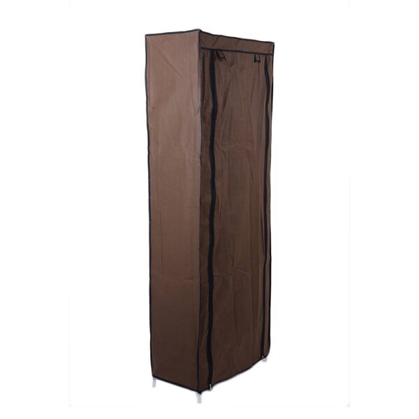 Fashionable Room-saving 9 Lattices Non-woven Fabric Shoe Rack Coffee - Image 3