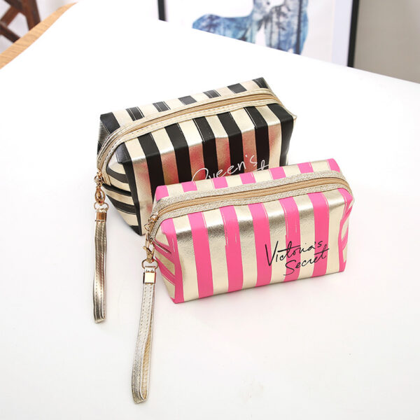 New Phnom Penh Striped Make-up Bag - Image 3