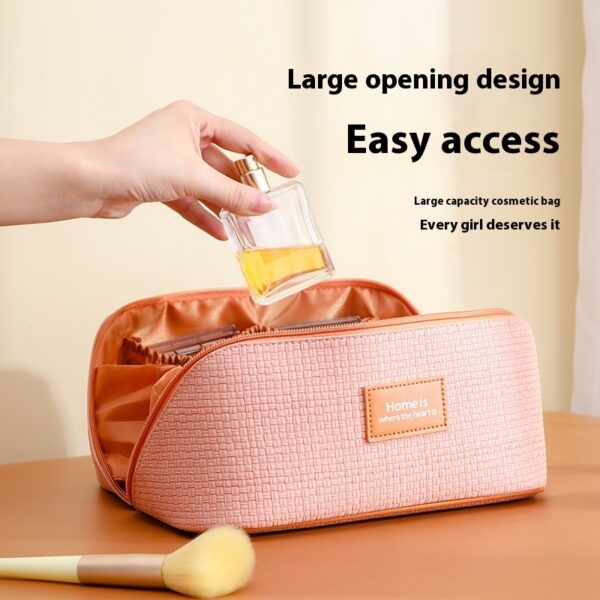 Pillow Cosmetic Bamboo Pattern Cosmetic Storage Bag Large Capacity - Image 10