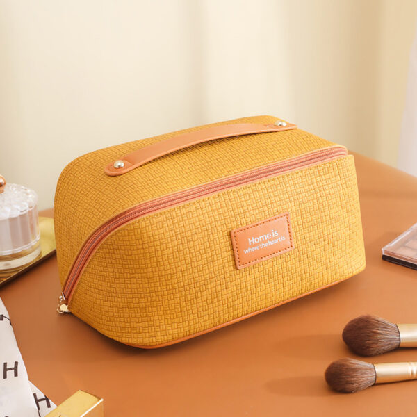 Pillow Cosmetic Bamboo Pattern Cosmetic Storage Bag Large Capacity - Image 5