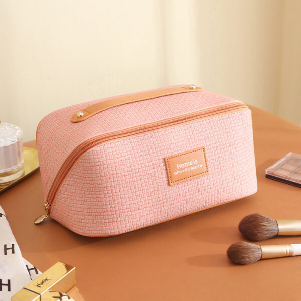 Pillow Cosmetic Bamboo Pattern Cosmetic Storage Bag Large Capacity - Image 4