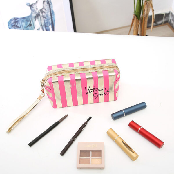 New Phnom Penh Striped Make-up Bag - Image 2
