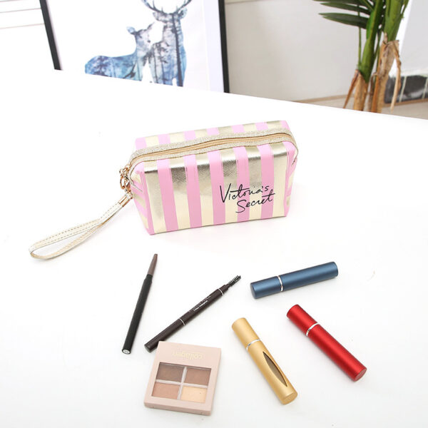 New Phnom Penh Striped Make-up Bag - Image 4