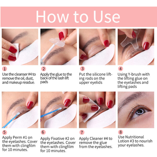 ICONSIGN Lash Lift Kit Lash Lifiting Eyelash Perming Kit Lash Curling Enhancer Eyes Makeup Tools - Image 5